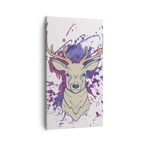 Lærredstryk - Billede på lærred - Mod og balance - 45x80 cm