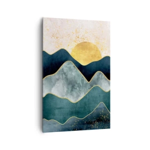 Lærredstryk - Billede på lærred - Bag de syv bjerge - 80x120 cm