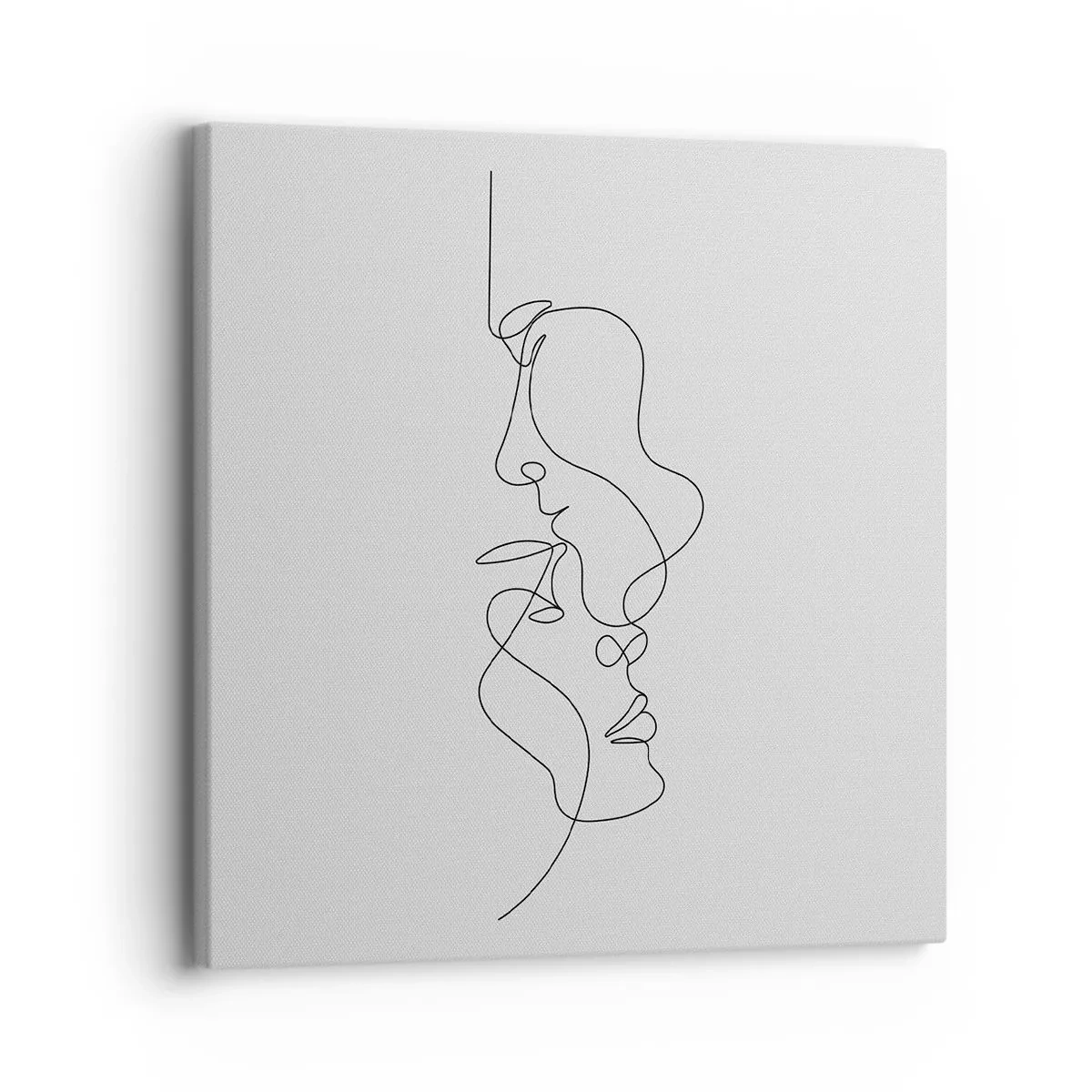 Lærredstryk - Billede på lærred - Gløderne af glubende begær - 30x30 cm