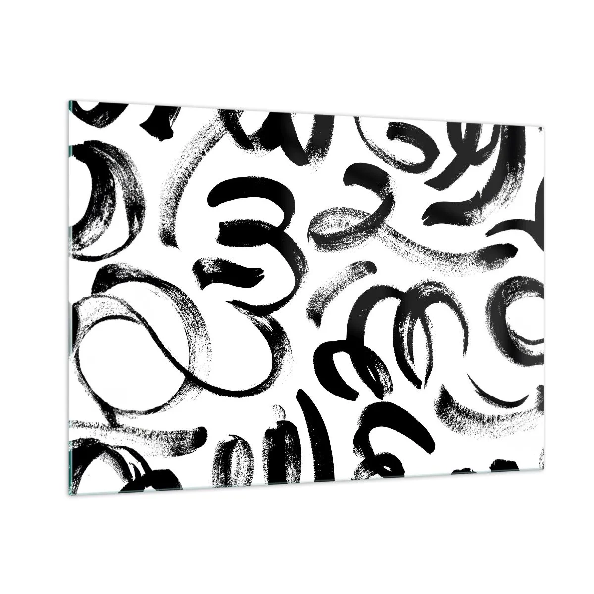 Billede på glas - I sort og hvidt - 100x70 cm