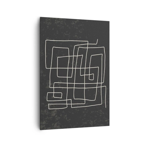 Lærredstryk - Billede på lærred - Ikke helt så enkel - 70x100 cm