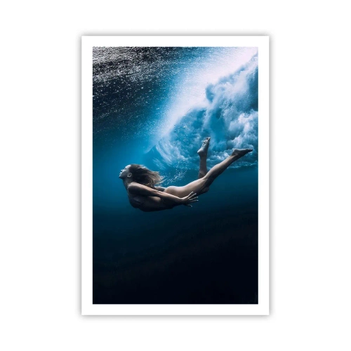 Plakat - Den moderne havfrue - 61x91 cm