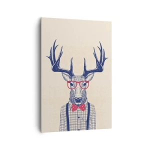 Lærredstryk - Billede på lærred - Et underholdende ekstravaganza - 70x100 cm