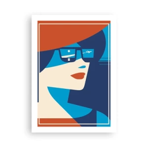 Plakat - Ferie rejse - 50x70 cm
