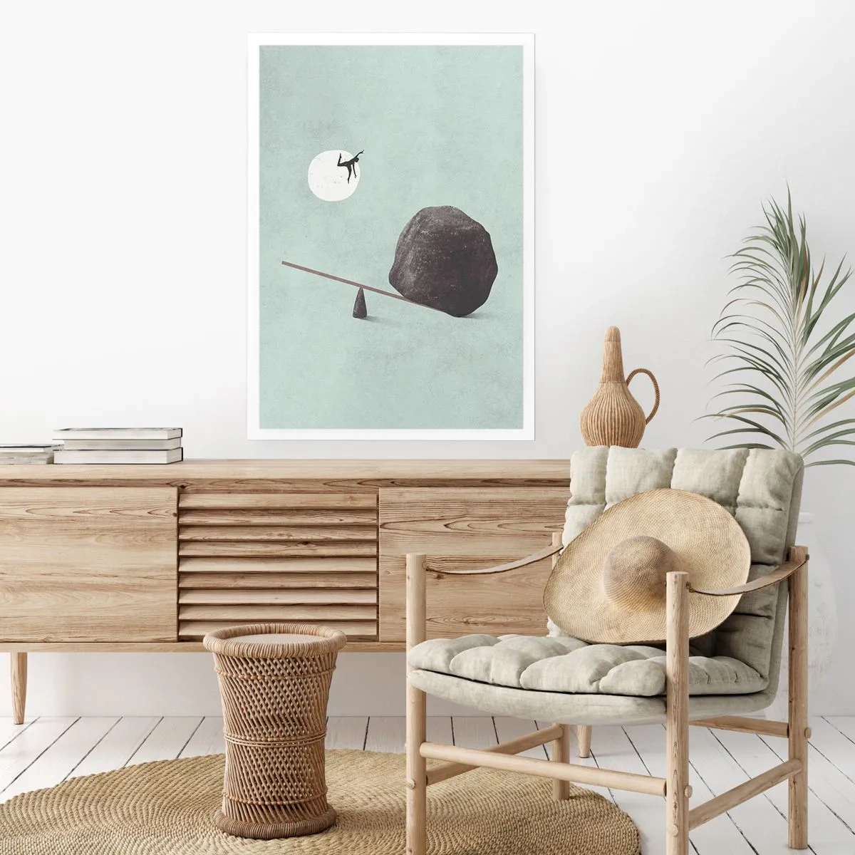 Plakat - En drøm går i opfyldelse - 40x50 cm