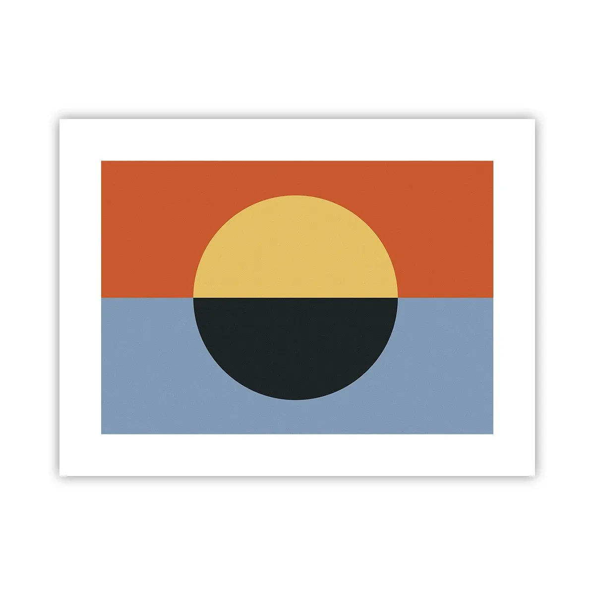 Plakat - En sammensætning af varme og kølighed - 40x30 cm