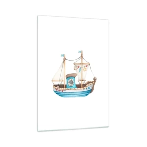 Billede på glas - Ohøj, eventyr! - 70x100 cm