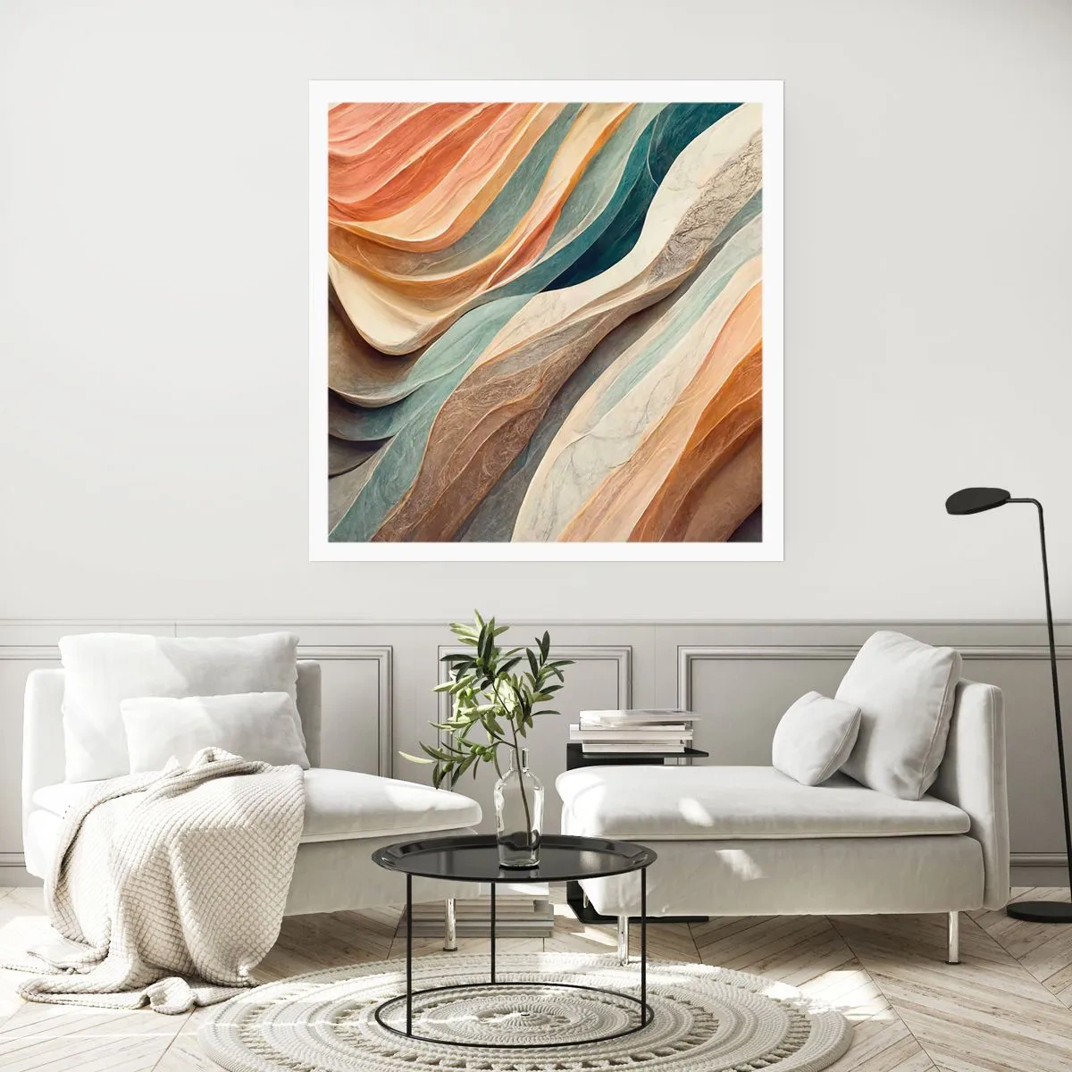 Plakat - Øjeblikke før forandring - 40x40 cm