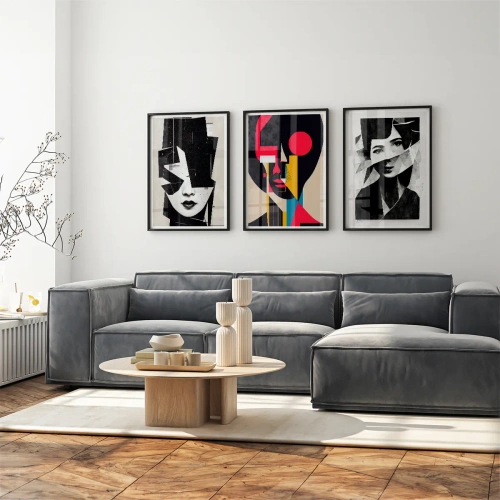 Cubist self-portraits - Inspiration til stuen