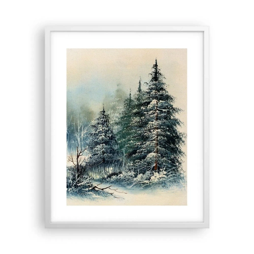 Plakat i hvid ramme - Klar til jul - 40x50 cm