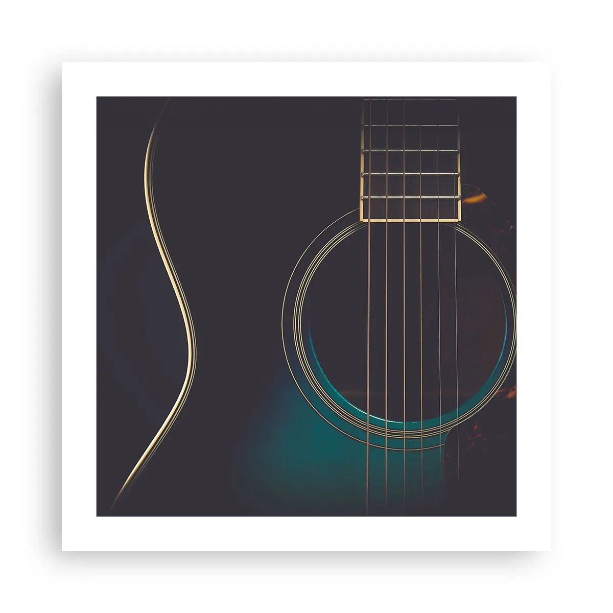 Plakat - Et øjeblik før det lyder - 50x50 cm