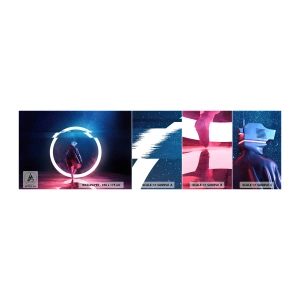 Fototapet Prøve Standard Eco - Mellem verdener - Futuristisk, Astronaut, Kosmos - 100x30 cm