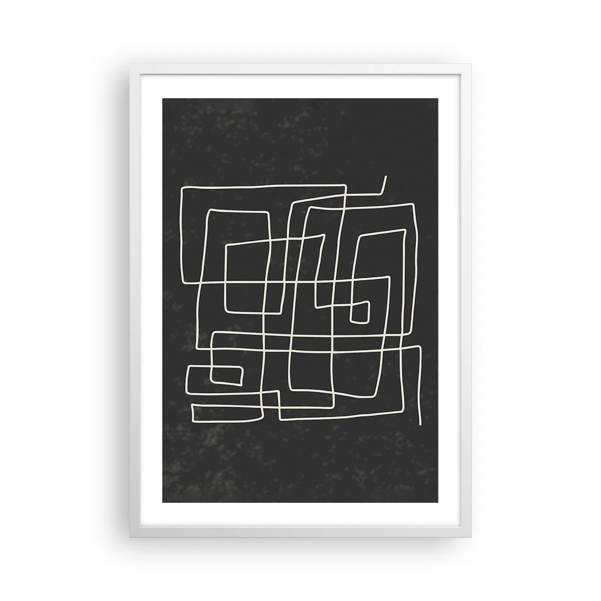 Plakat i hvid ramme - Ikke helt så enkel - 50x70 cm