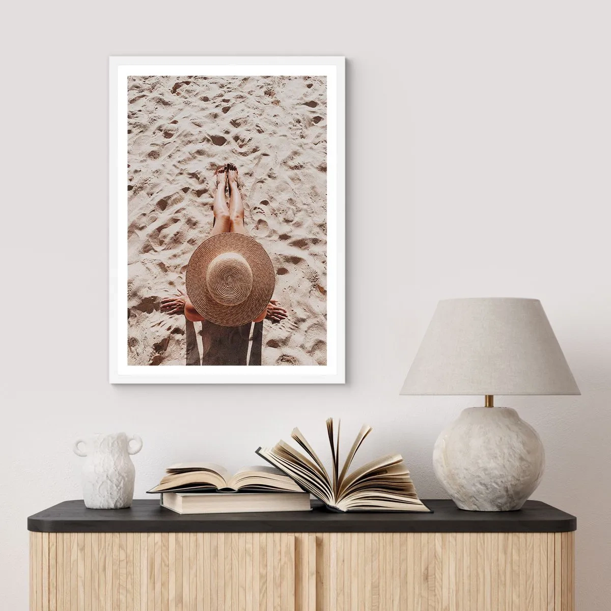 Plakat i hvid ramme - En drømmes tid - 40x50 cm