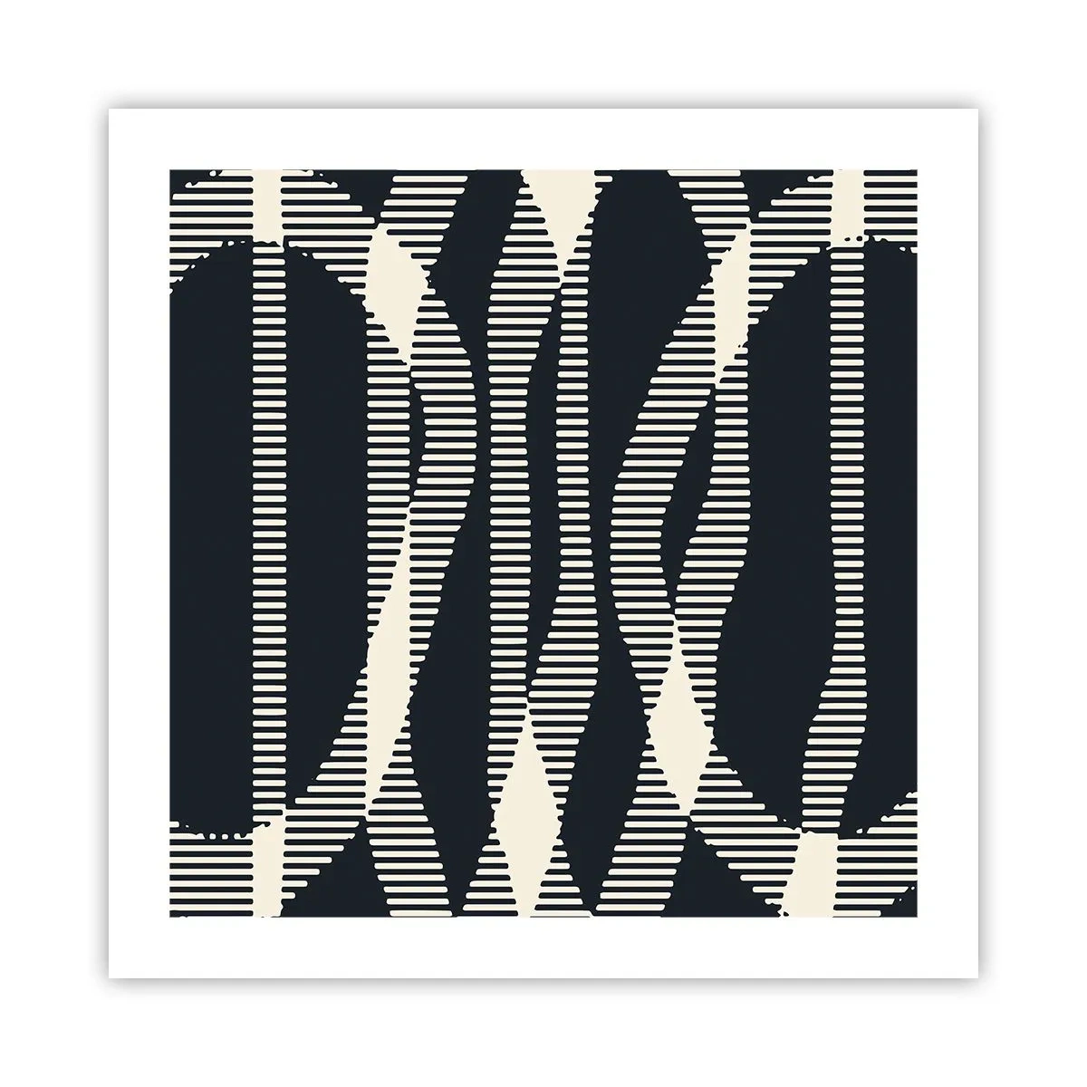 Plakat - Forsøg på at bryde igennem mørket - 50x50 cm