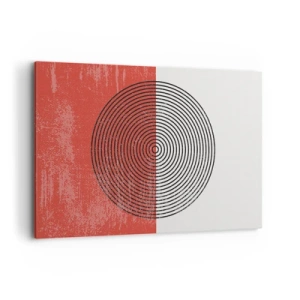 Lærredstryk - Billede på lærred - Lige til sagen - 120x80 cm