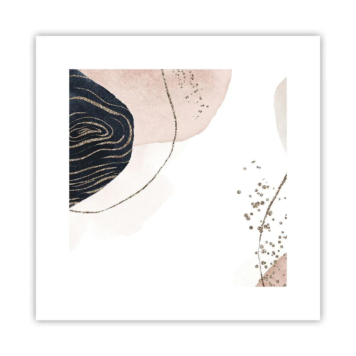 Plakat - Alt flyder - 30x30 cm