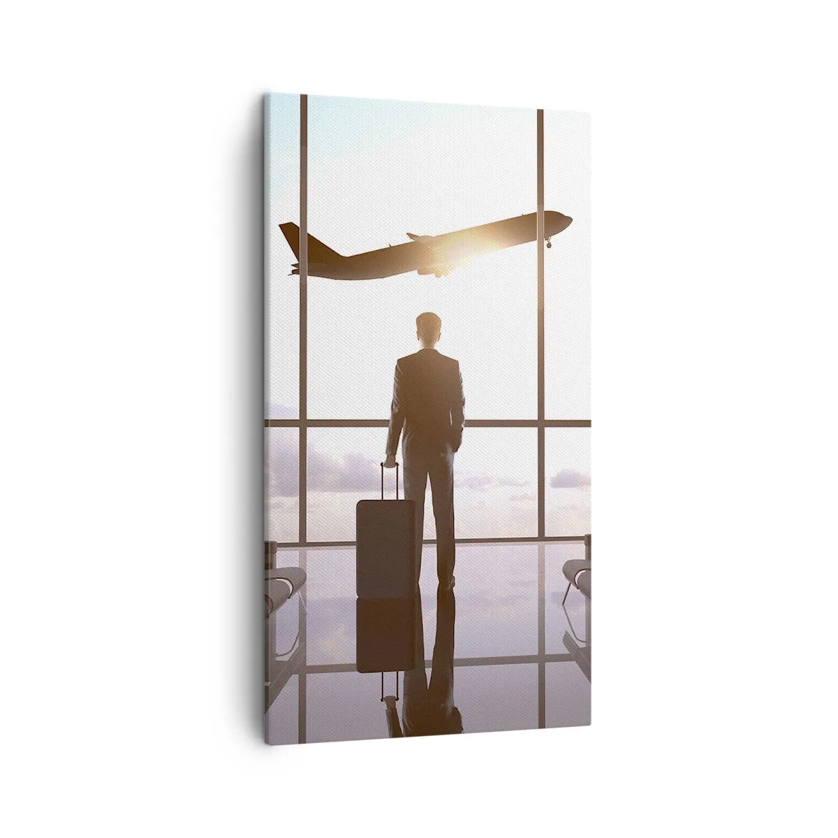 Lærredstryk - Billede på lærred - Du har tid, sæt farten ned - 45x80 cm