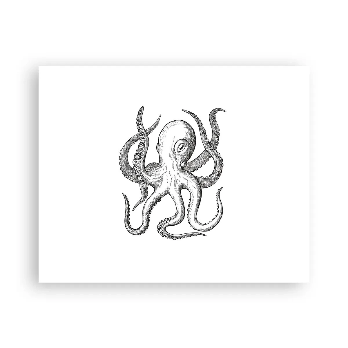 Plakat - Dans med bølger - 50x40 cm