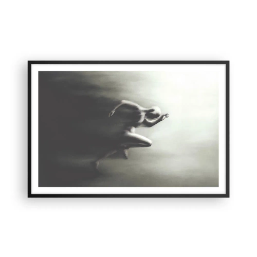 Plakat i sort ramme - Ustoppelig - 91x61 cm