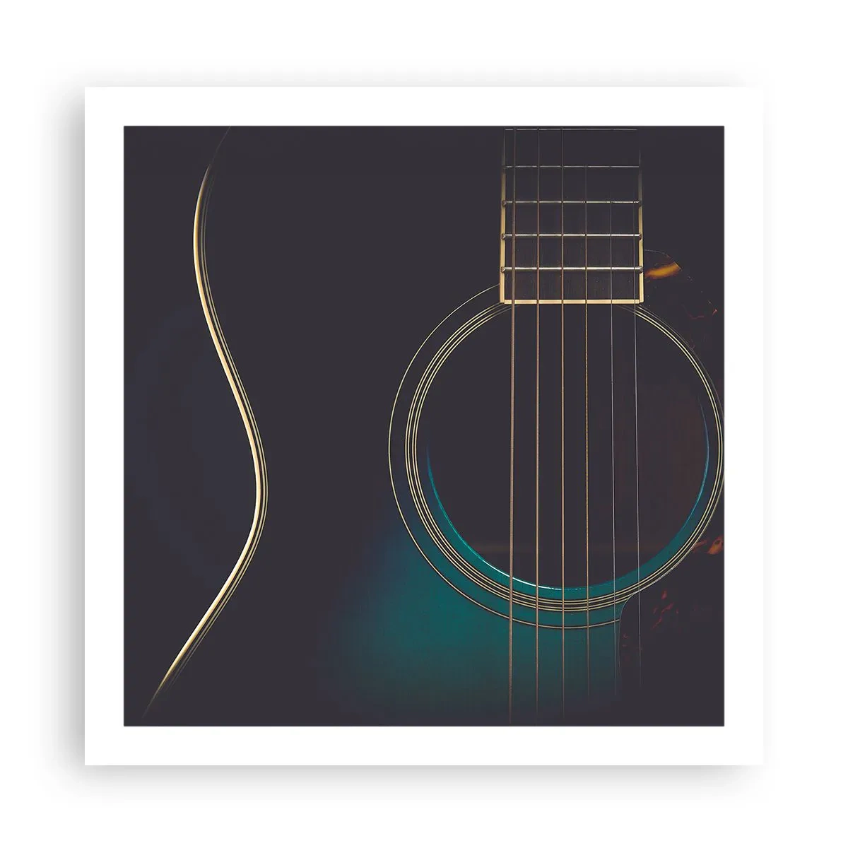 Plakat - Et øjeblik før det lyder - 60x60 cm