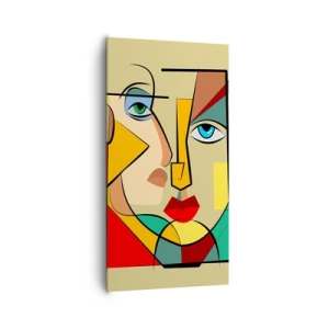 Lærredstryk - Billede på lærred - Et matchende par - 65x120 cm