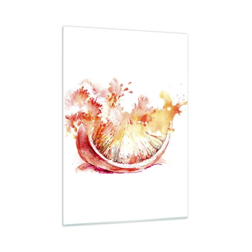 Billede på glas - Saftig forfriskning - 50x70 cm
