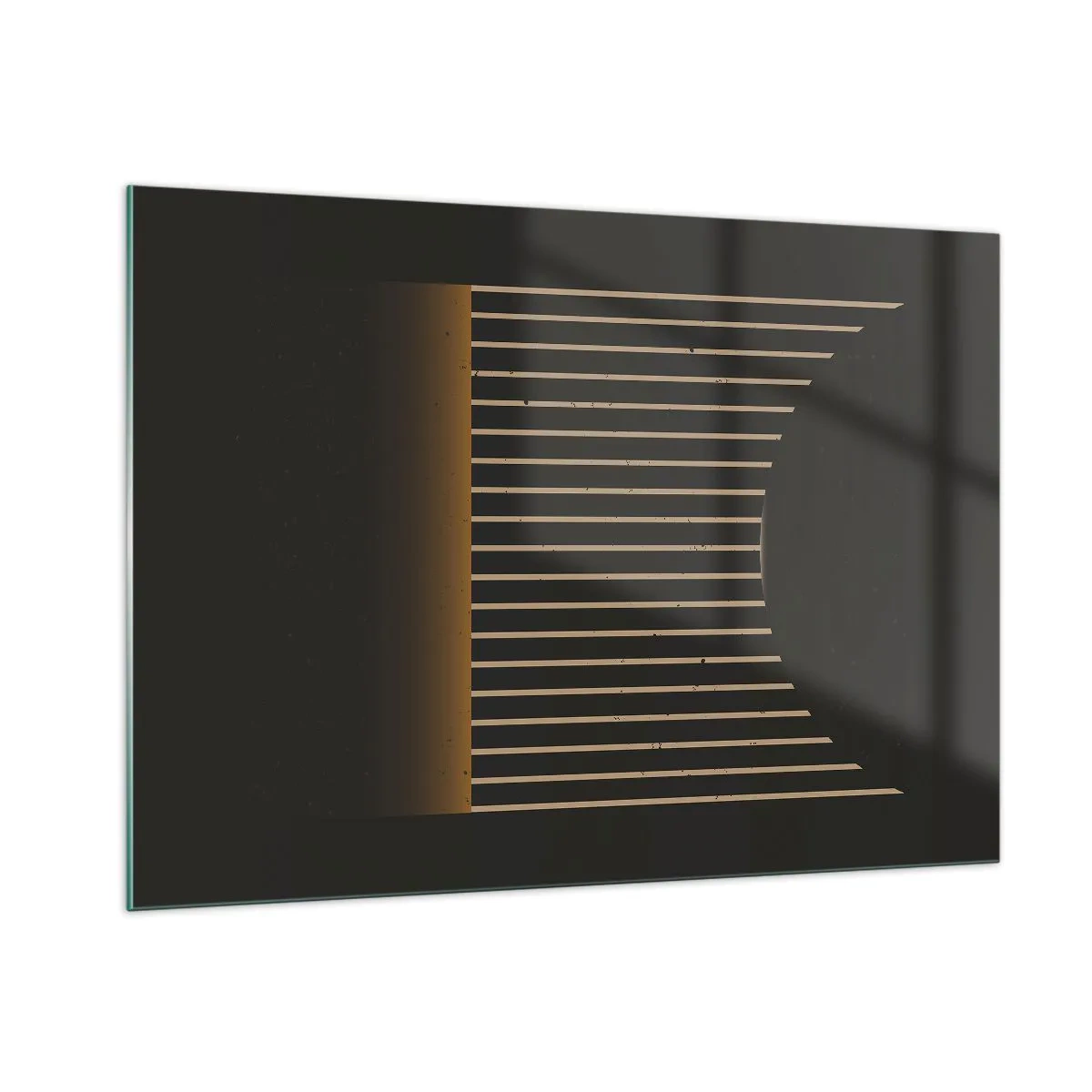 Billede på glas - Udforsk mørket - 100x70 cm