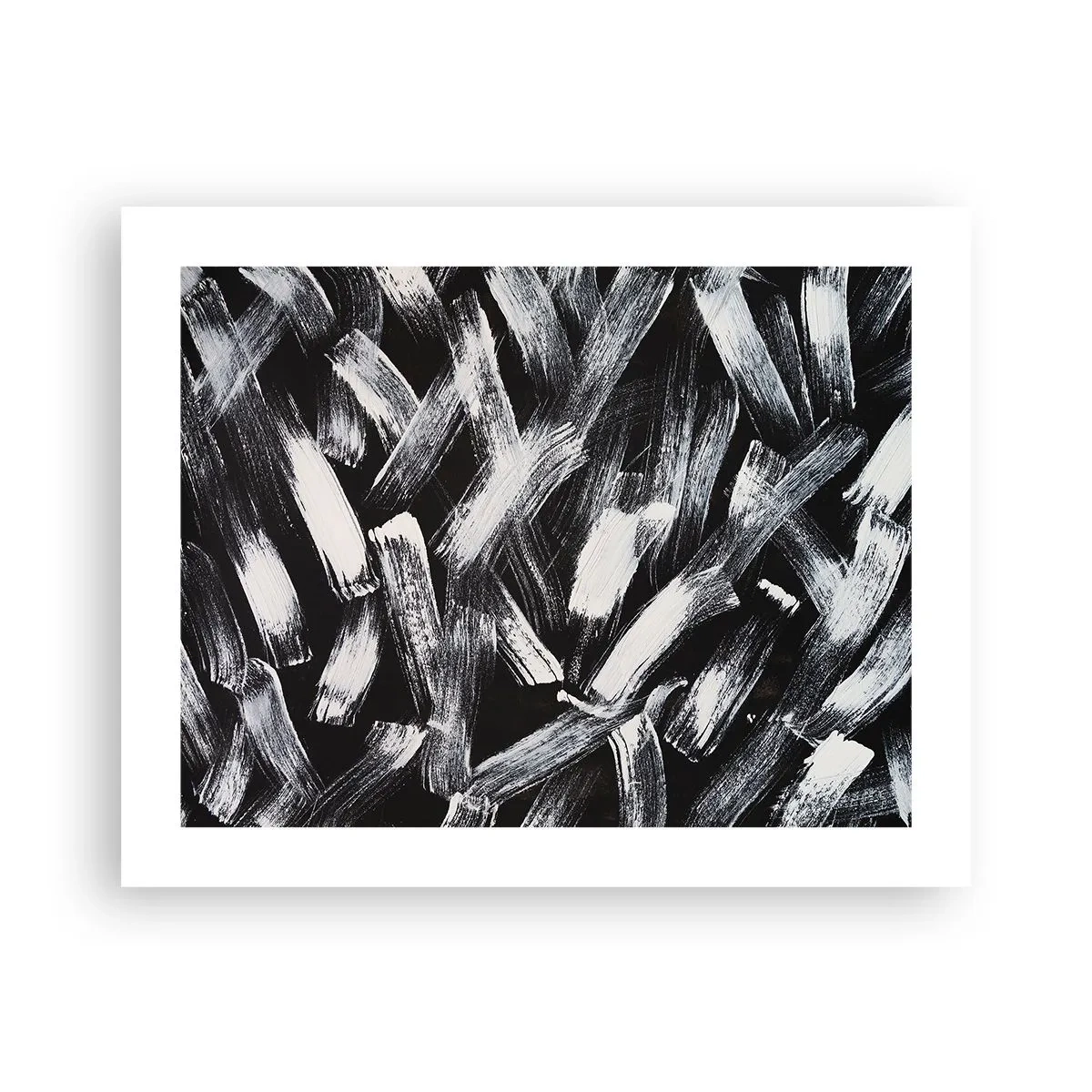 Plakat - Abstraktion i den industrielle ånd - 50x40 cm