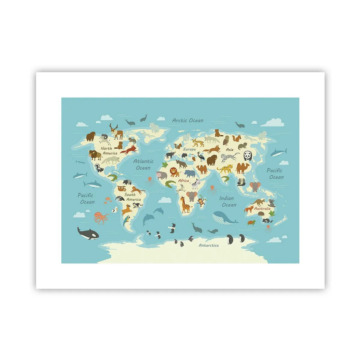 Plakat - Gode naboer - 40x30 cm