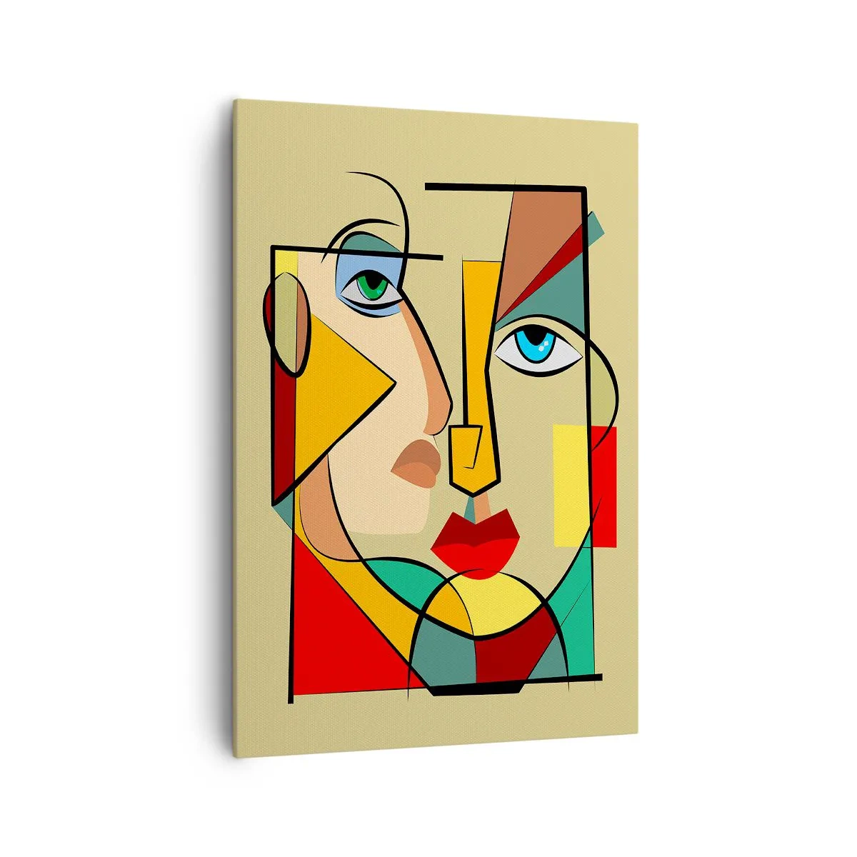 Lærredstryk - Billede på lærred - Et matchende par - 70x100 cm