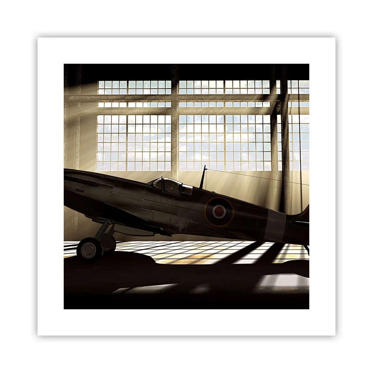 Plakat - Resten af krigeren - 40x40 cm