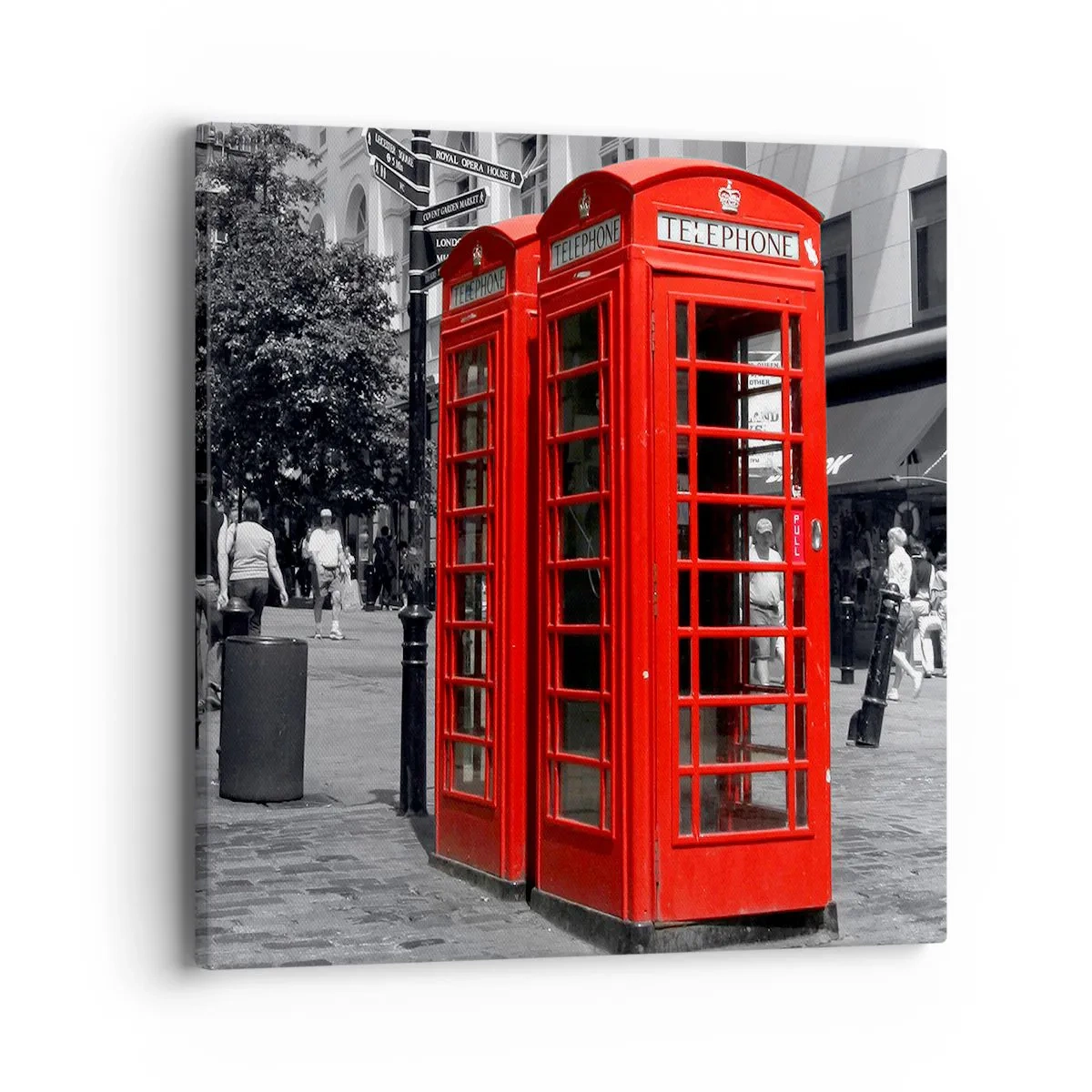 Lærredstryk - Billede på lærred - , - 40x40 cm