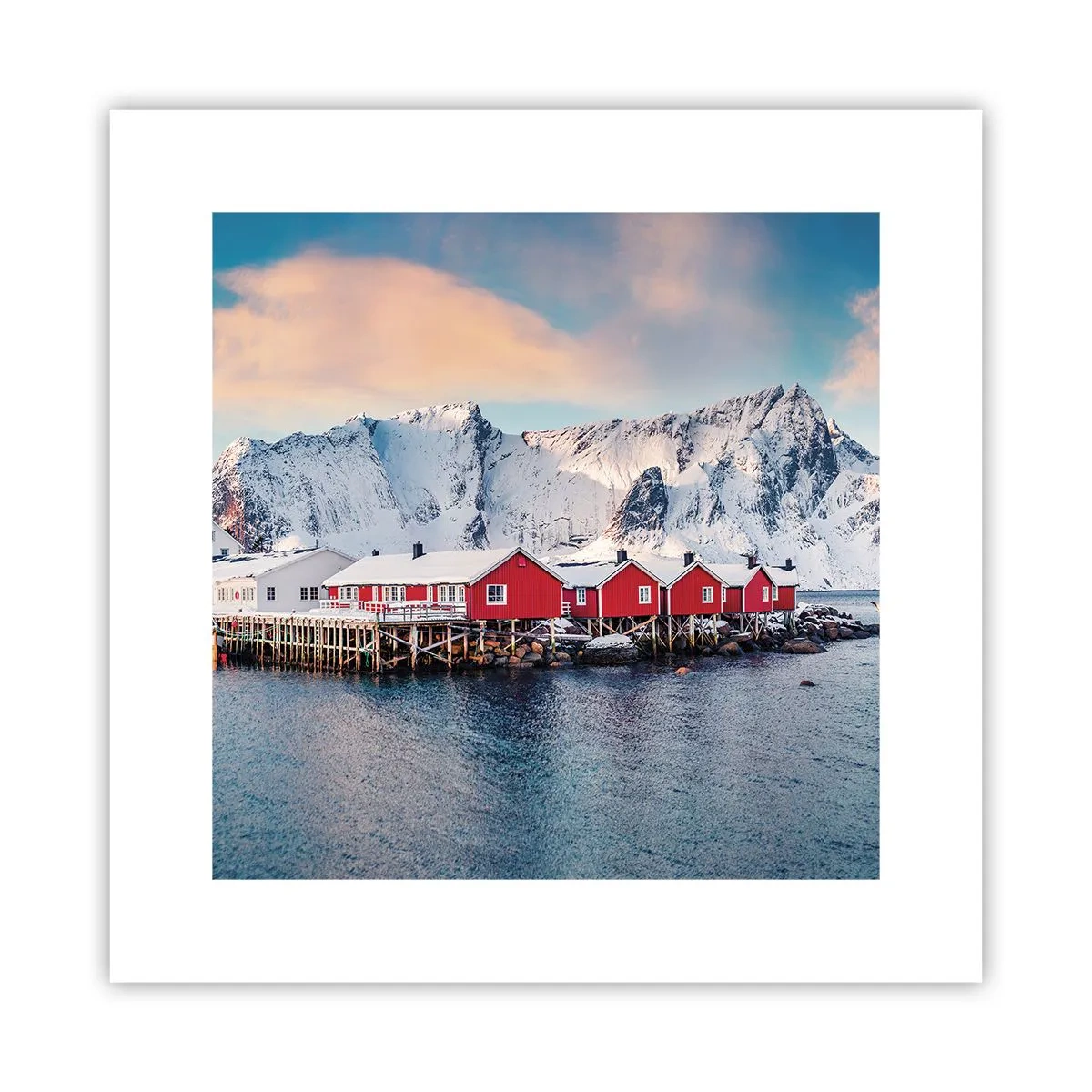 Plakat - Nordlig tilbagetrækning - 30x30 cm