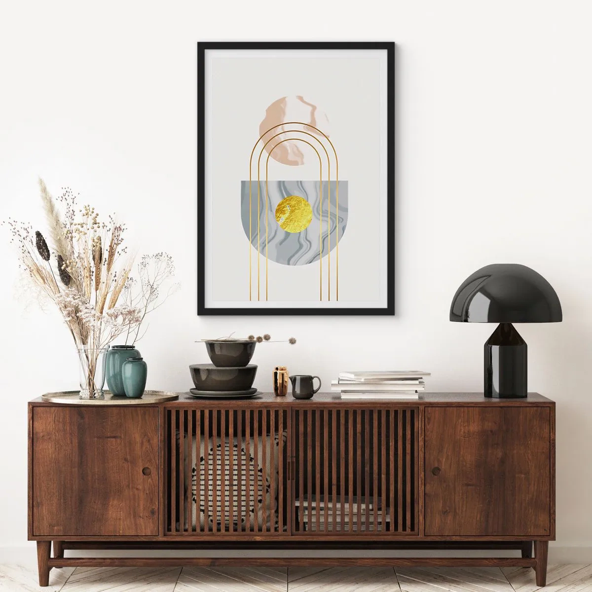 Plakat i sort ramme - Lysstyrke og udstråling - 40x50 cm