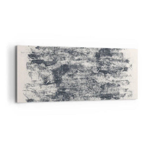 Lærredstryk - Billede på lærred - Tågeagtig sammensætning - 100x40 cm