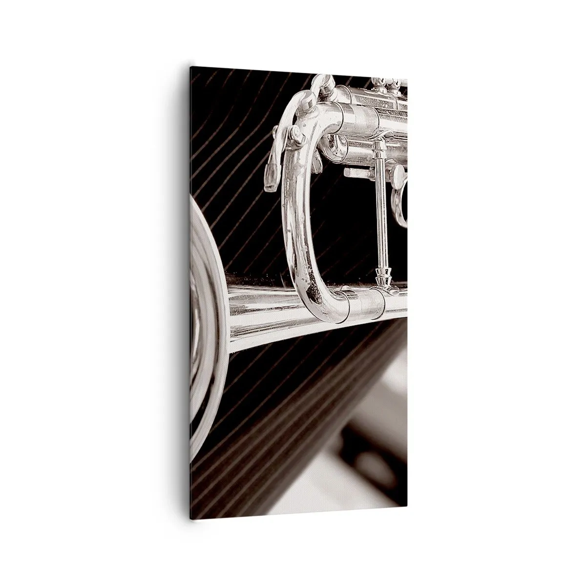 Lærredstryk - Billede på lærred - En musikalsk rejse til 1930'erne. - 65x120 cm