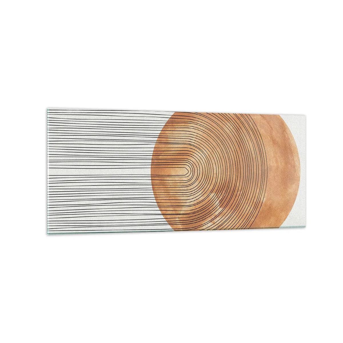 Billede på glas - En solrig komposition - 120x50 cm