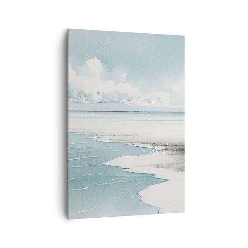 Lærredstryk - Billede på lærred - Blidt tidevand - 70x100 cm