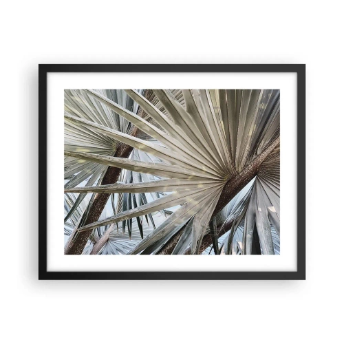 Plakat i sort ramme - Ventilatorer i troperne - 50x40 cm