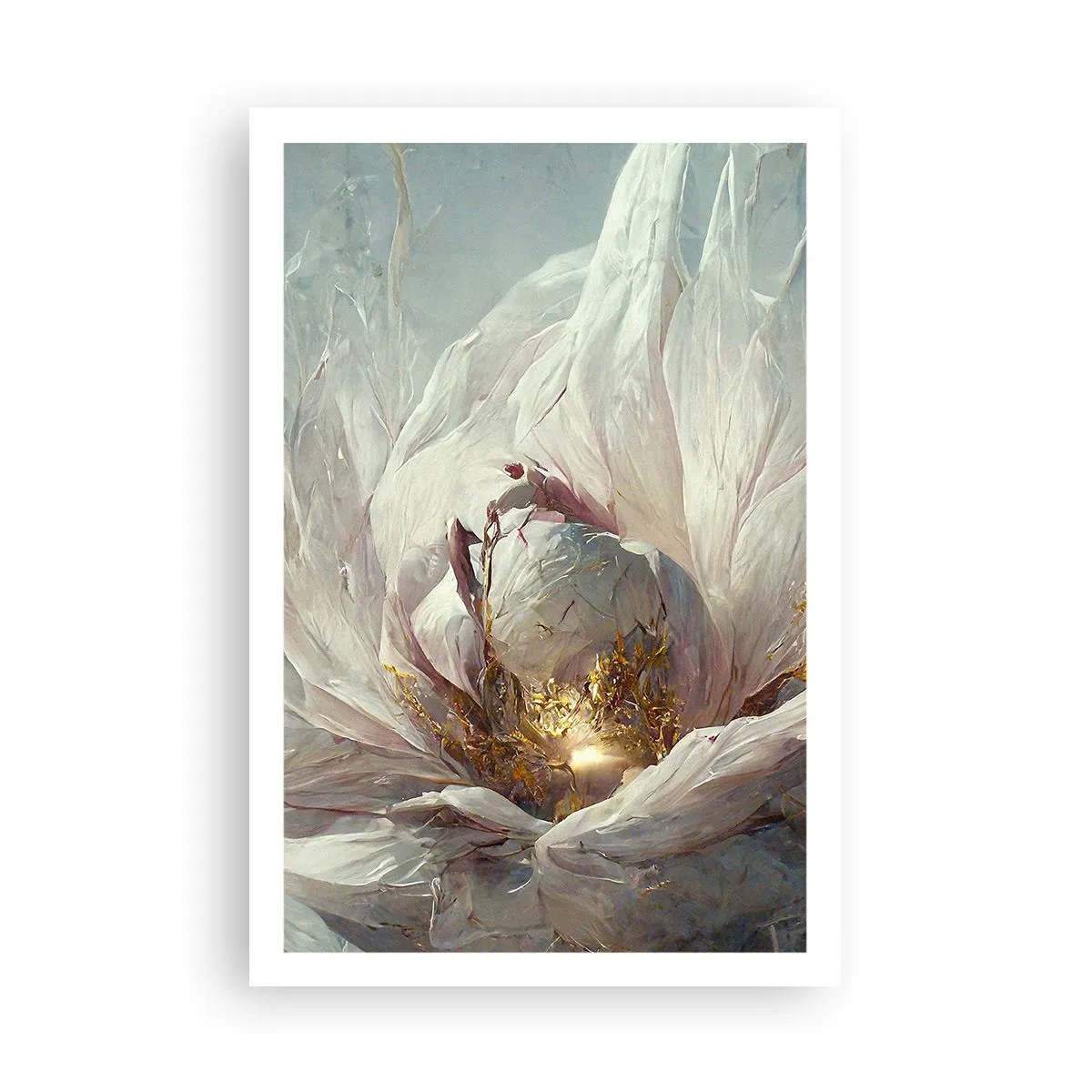 Plakat - Blomstrer en gang om hundrede år - 61x91 cm