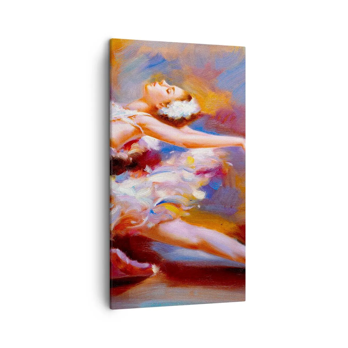 Lærredstryk - Billede på lærred - Svanens ynde - 45x80 cm
