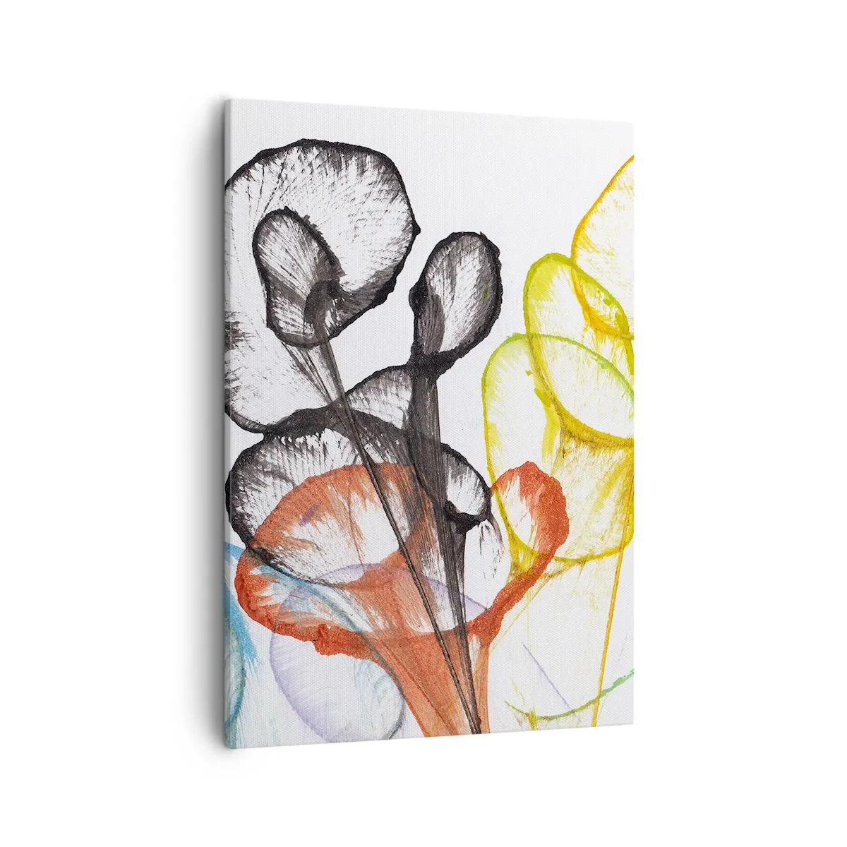 Lærredstryk - Billede på lærred - Blomster med sjæl - 50x70 cm