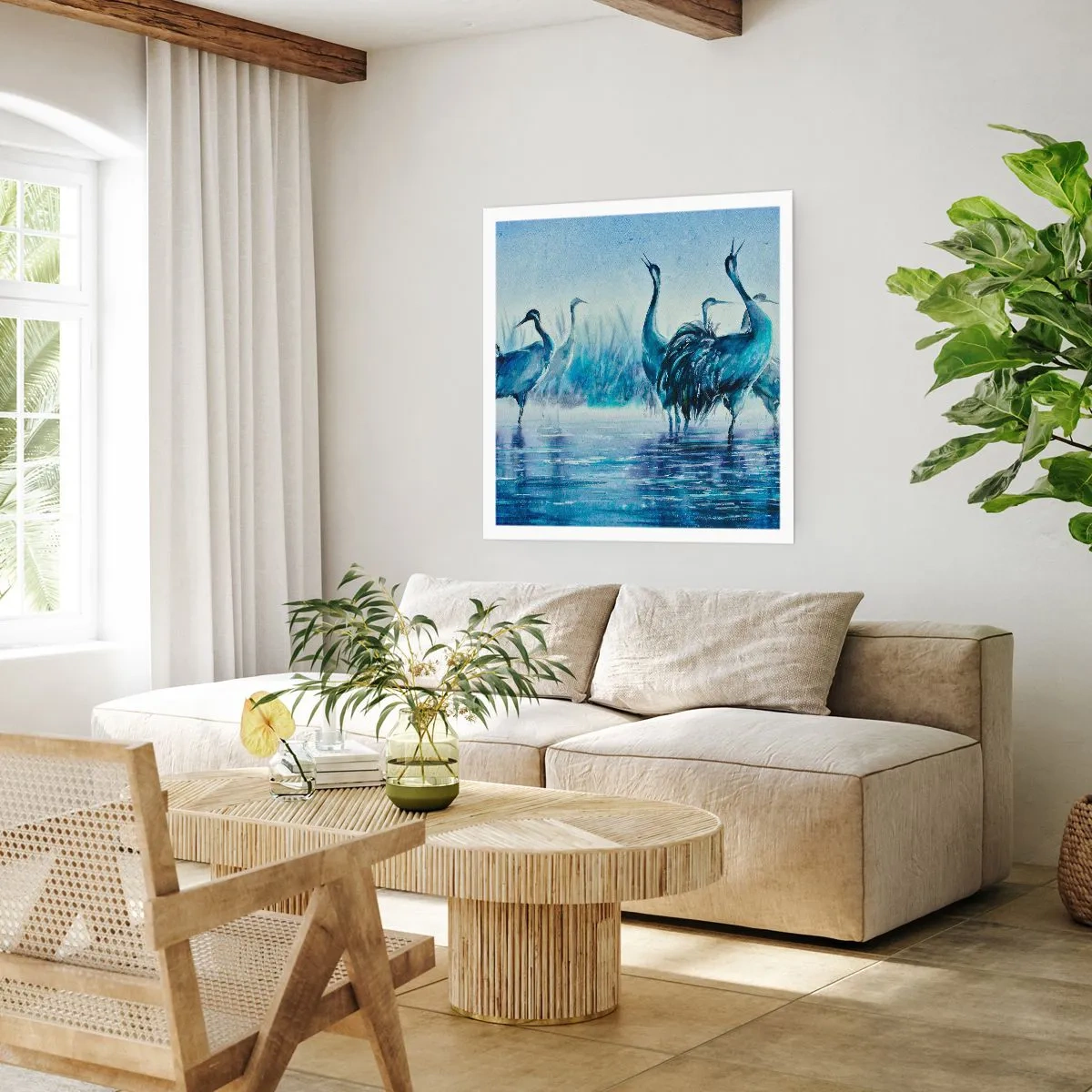 Plakat - Morgenmøde - 40x40 cm