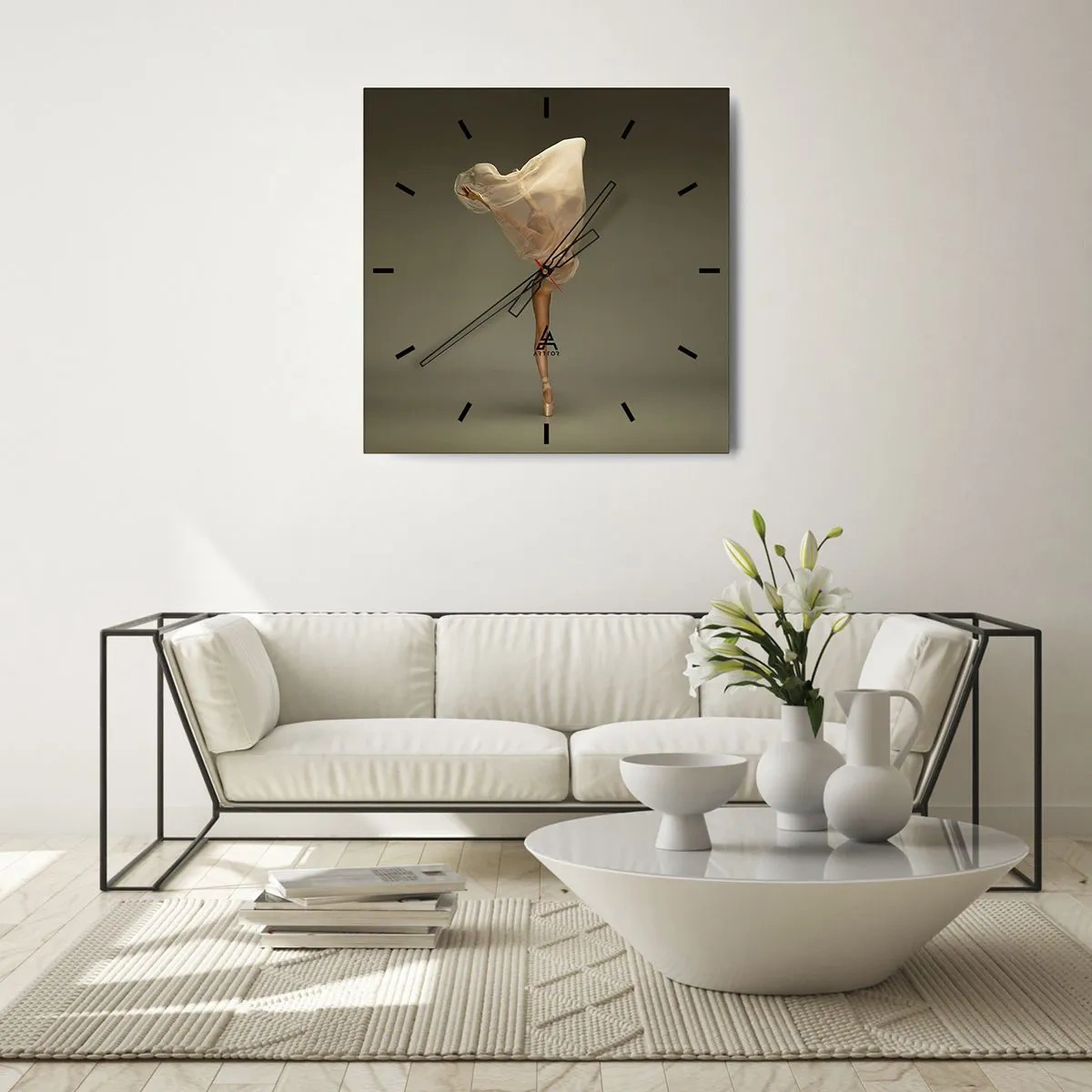 Vægur, Uret - Den er ved at flyve - 40x40 cm