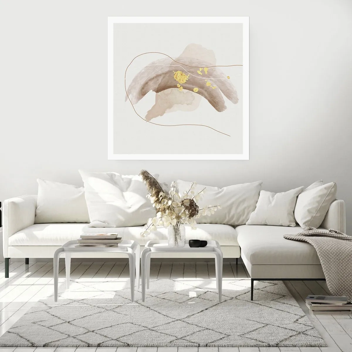 Plakat - Mødt i rummet - 50x50 cm