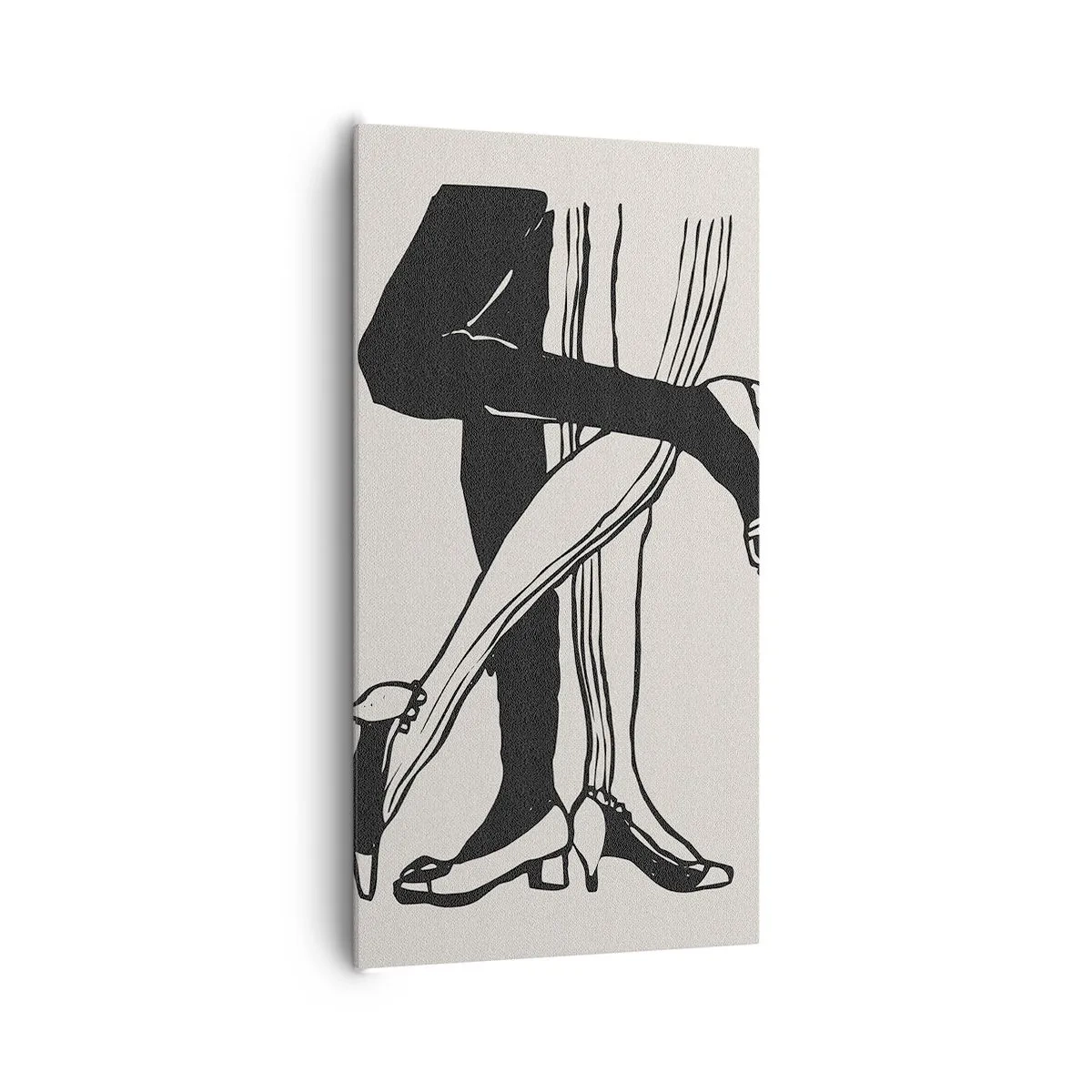 Lærredstryk - Billede på lærred - En feminin egenskab - 65x120 cm