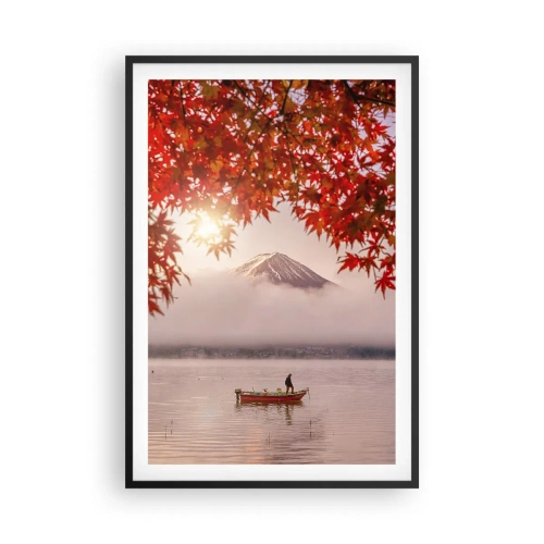 Plakat i sort ramme - I en japansk atmosfære - 61x91 cm