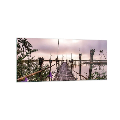 Billede på glas - Den stille og rolige atmosfære i Asien - 120x50 cm
