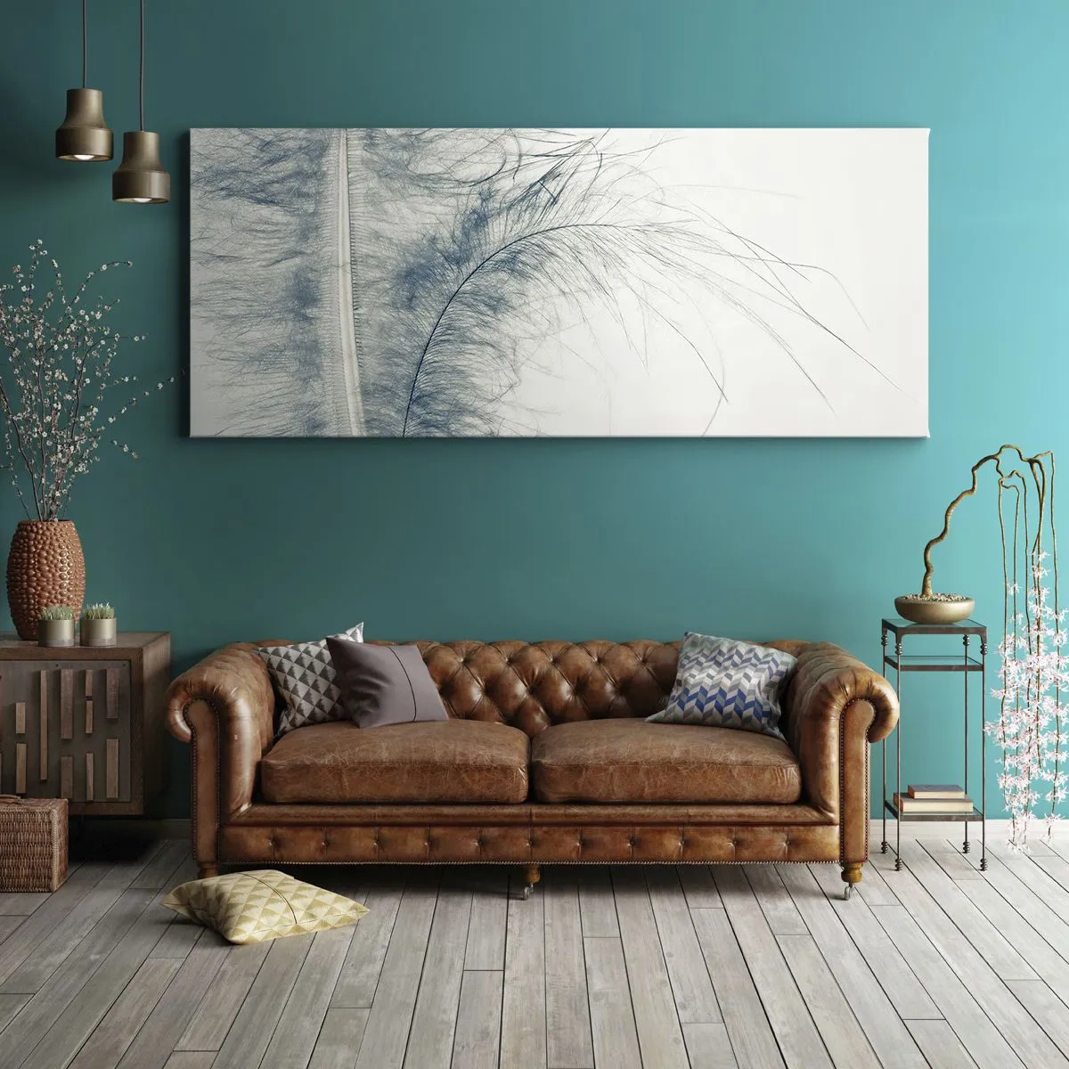 Lærredstryk - Billede på lærred - Naturens hvisken - 100x40 cm